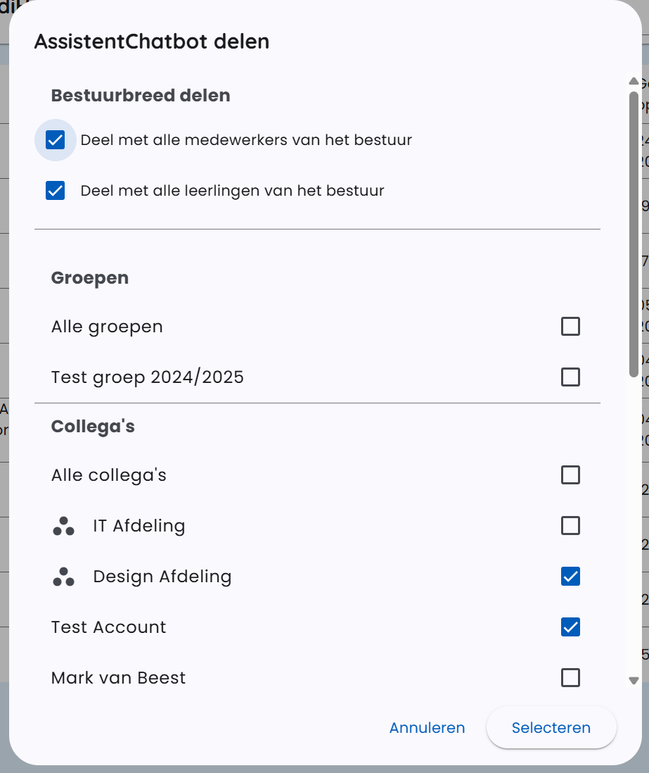 Bestuurbreed delen