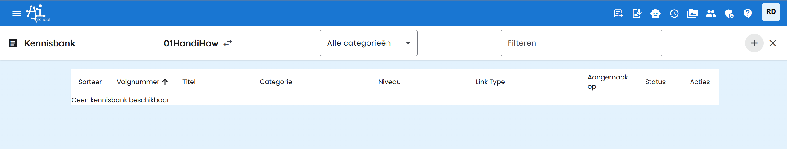 Kennisbank item toevoegen