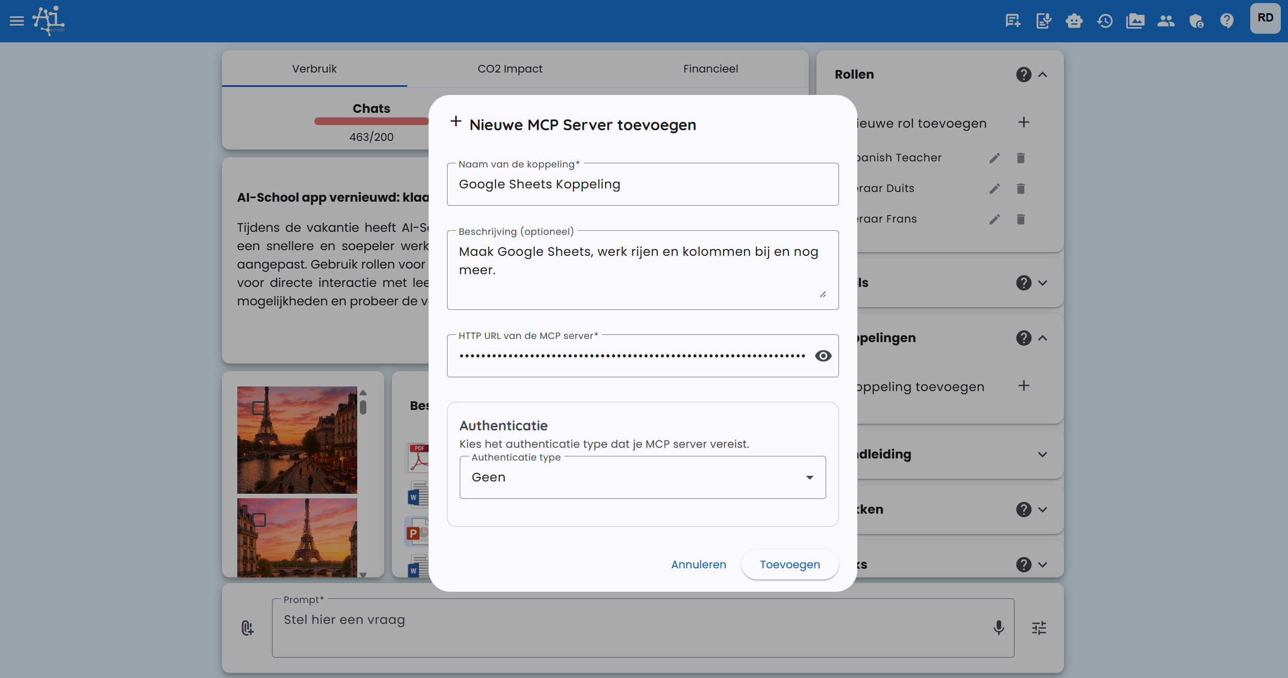 Server-Specific URL einrichten