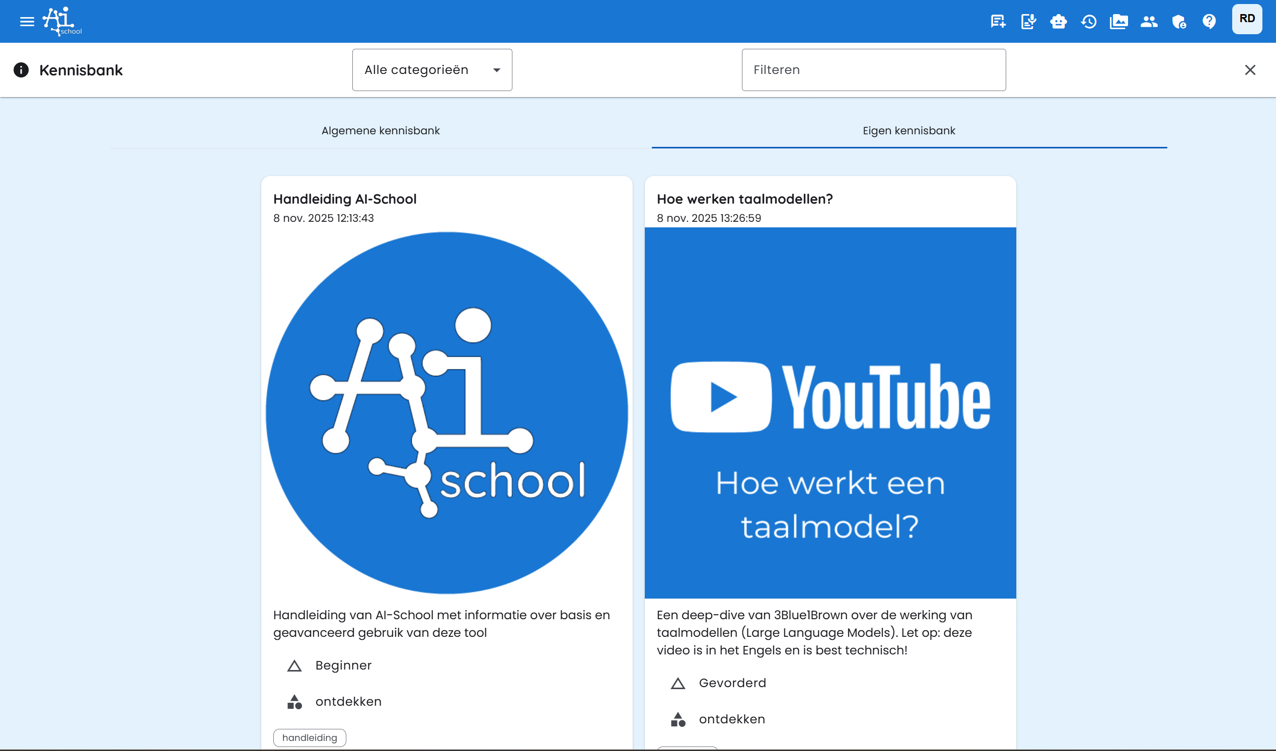 Eigene Wissensdatenbank