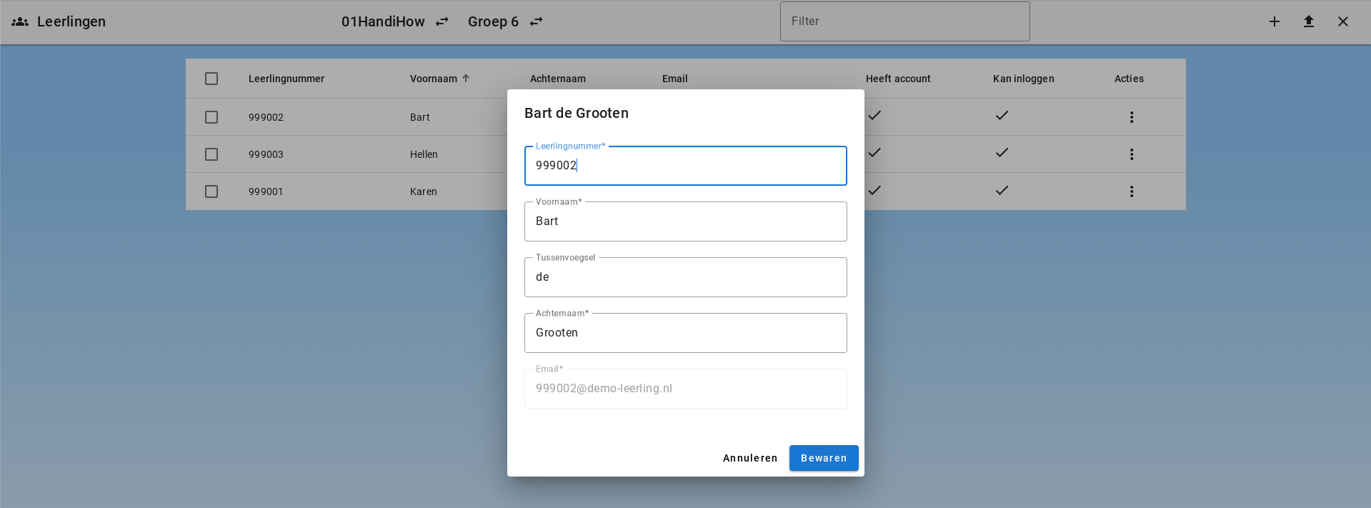 student oppdatering